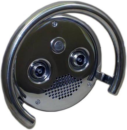 Противоток 75 м³час с пневмокнопкой AISI316L Р9-02L